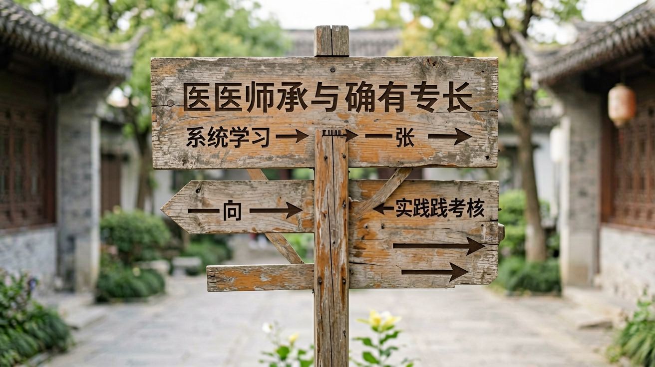 中医师承与确有专长路径对比