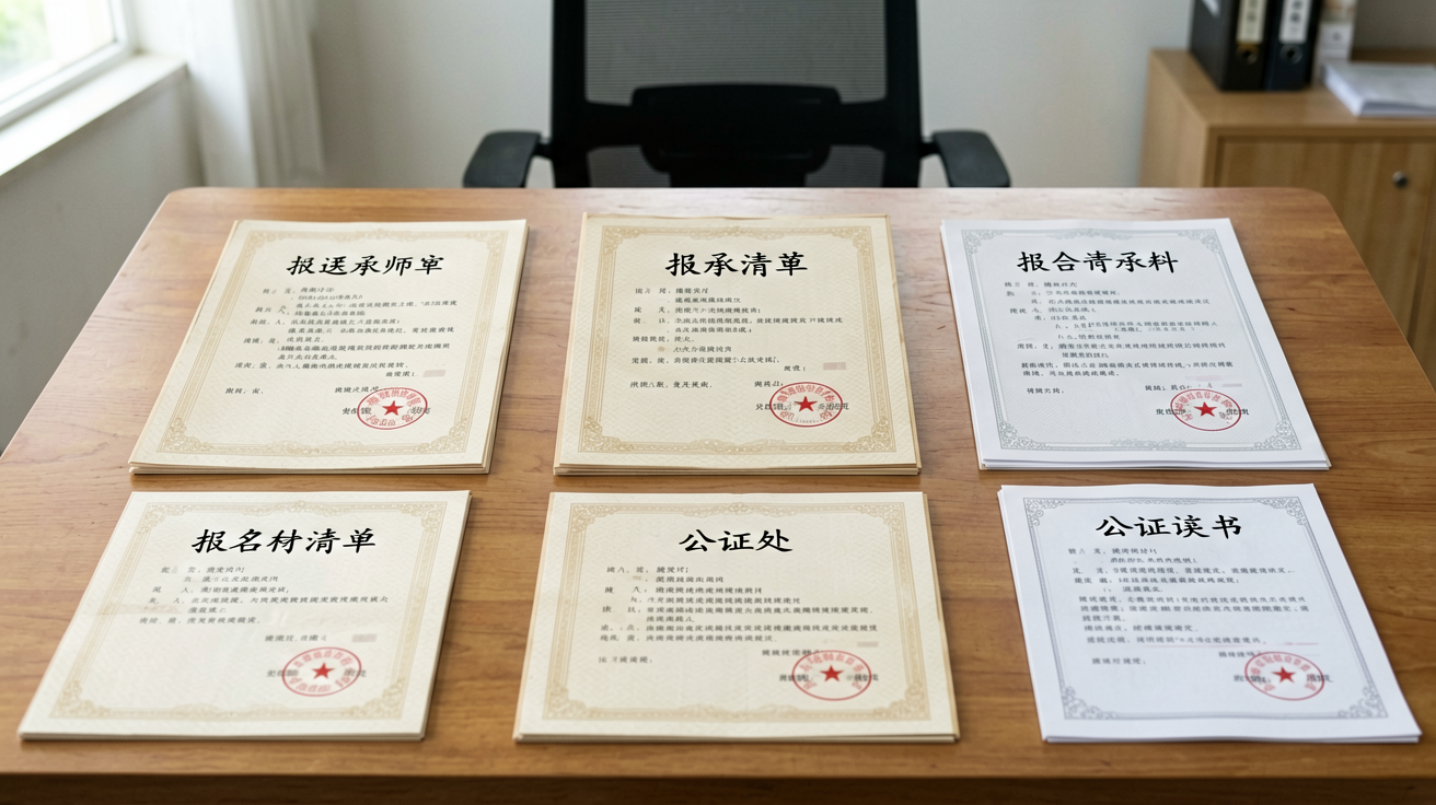 师承报名材料清单