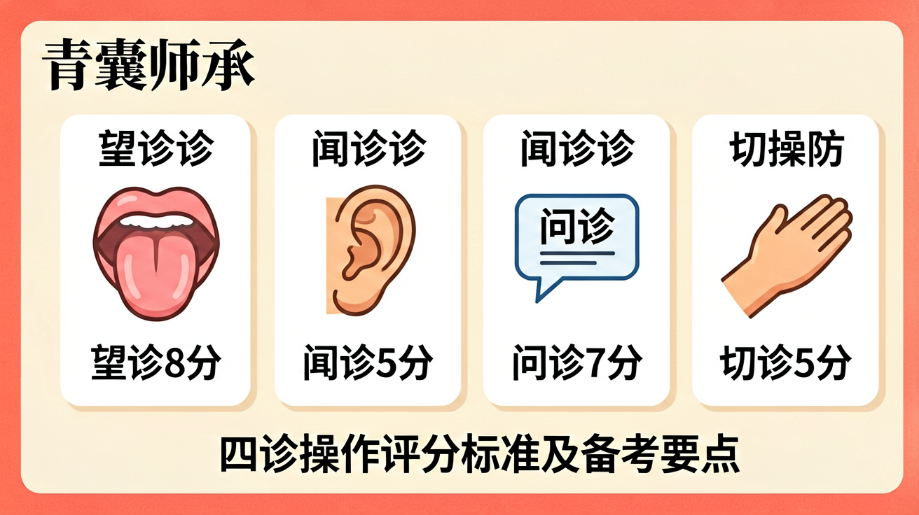 出师考核实践技能中医四诊操作评分标准
