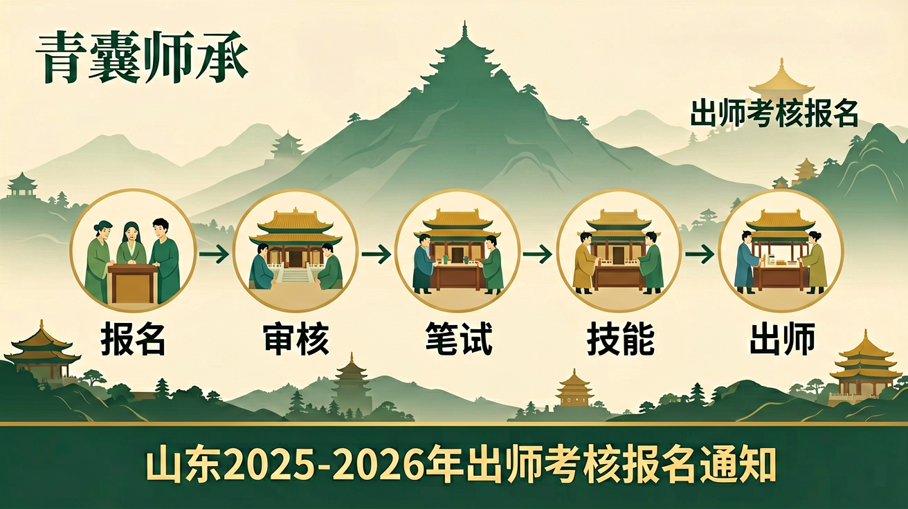 山东2025-2026年传统医学师承人员出师考核报名通知