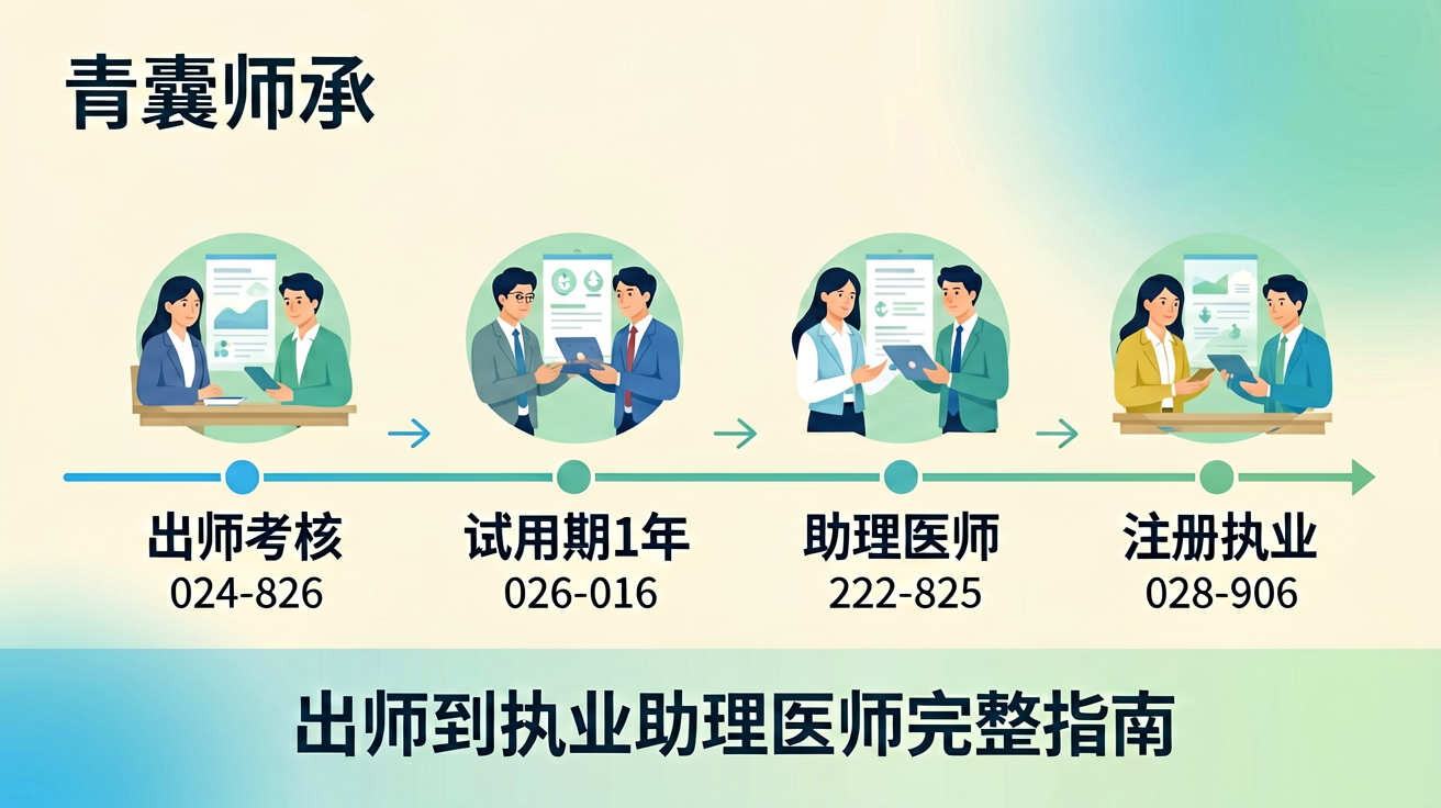 中医师承出师后执业助理医师报考条件及注册流程