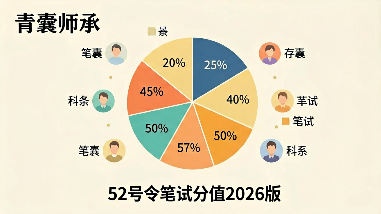 52号令出师考核综合笔试各科目题型分值2026版