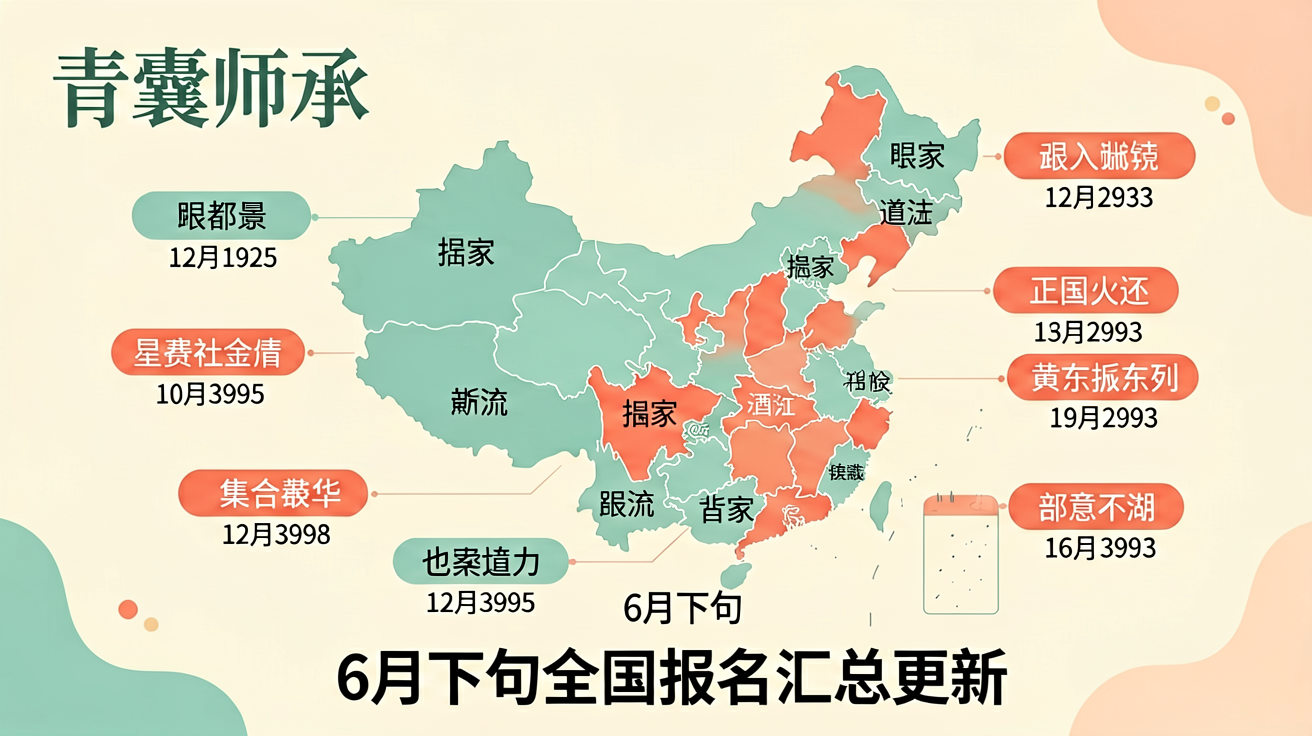 2026年6月下旬全国各省师承出师考核报名通知汇总