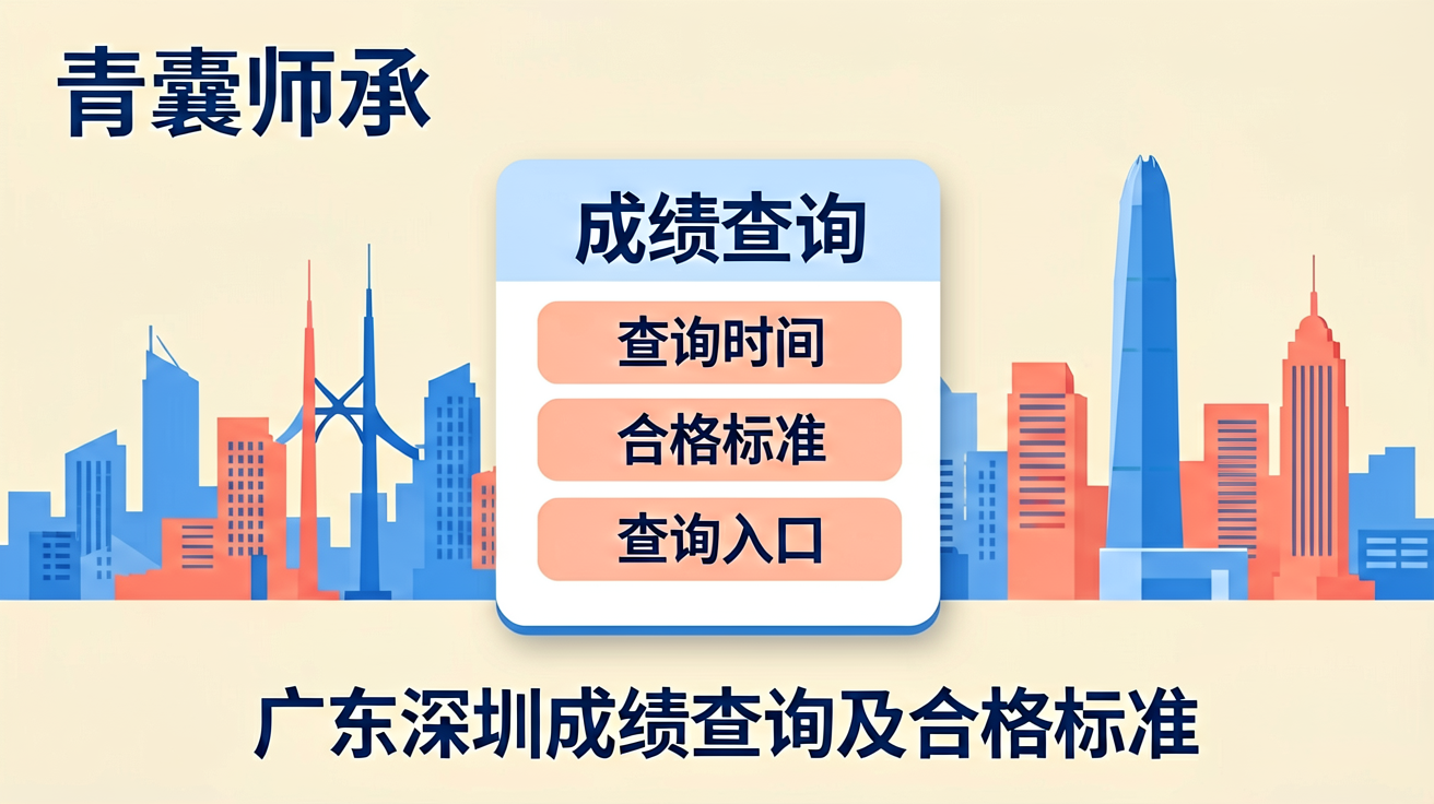 广东深圳2026年师承综合笔试成绩查询