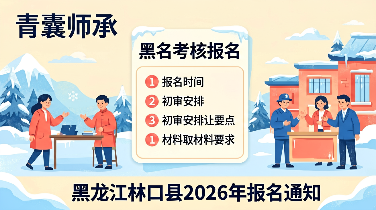 黑龙江林口县2026年传统医学师承考核报名通知