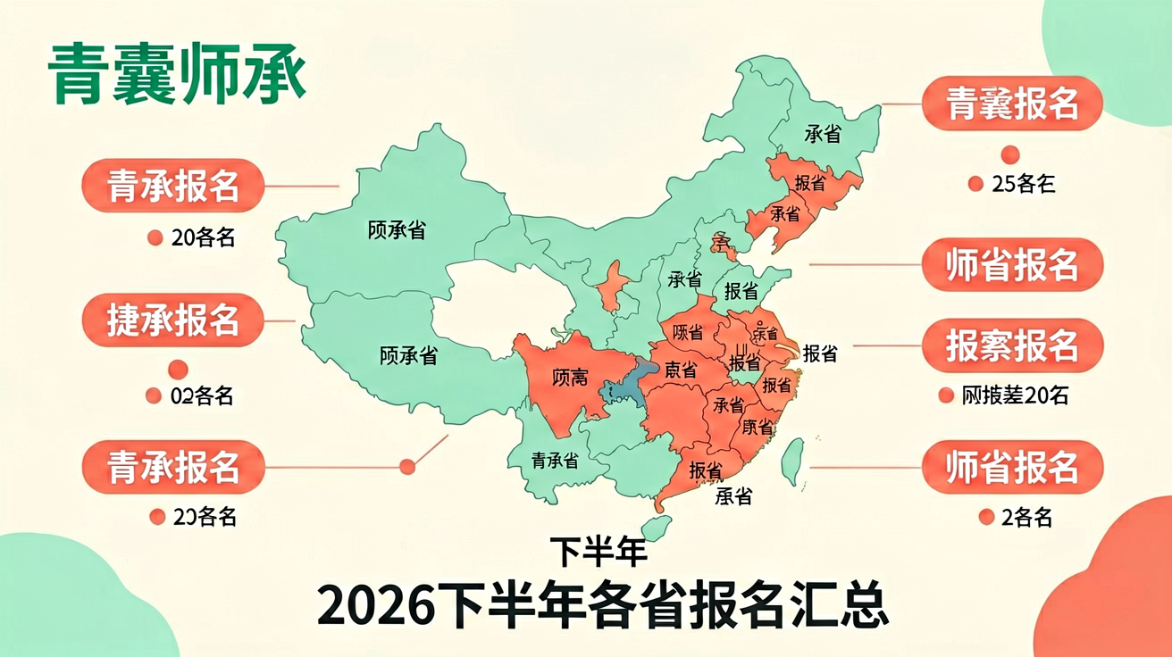 2026年下半年各省师承考核报名通知汇总