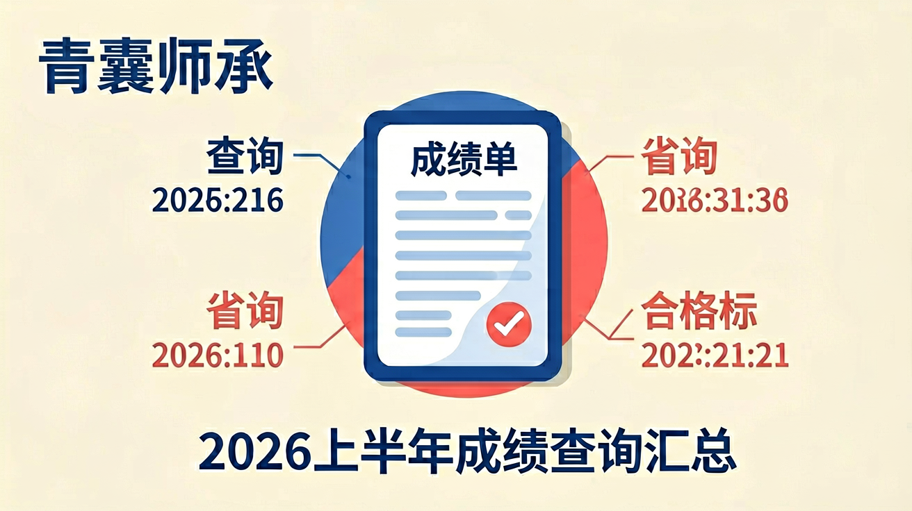 2026年上半年全国各省师承出师考核成绩查询