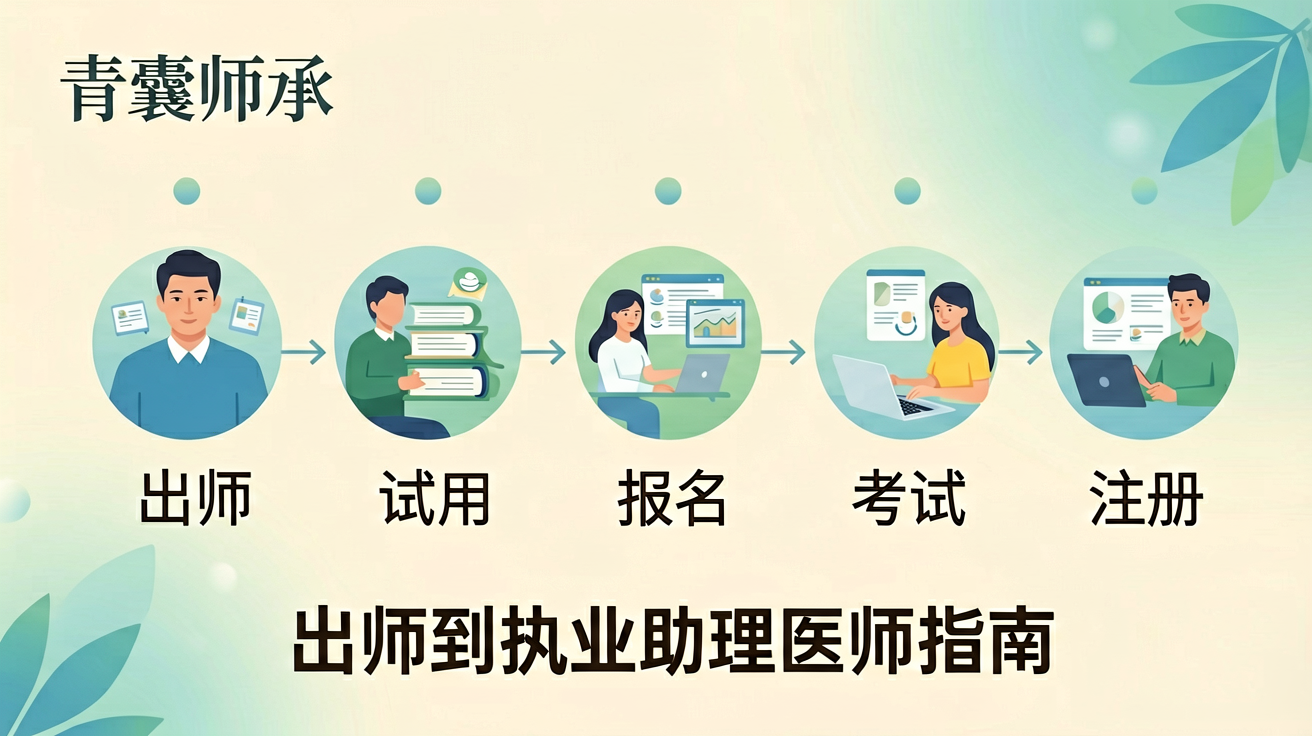 出师考核通过后执业助理医师报考条件及注册流程