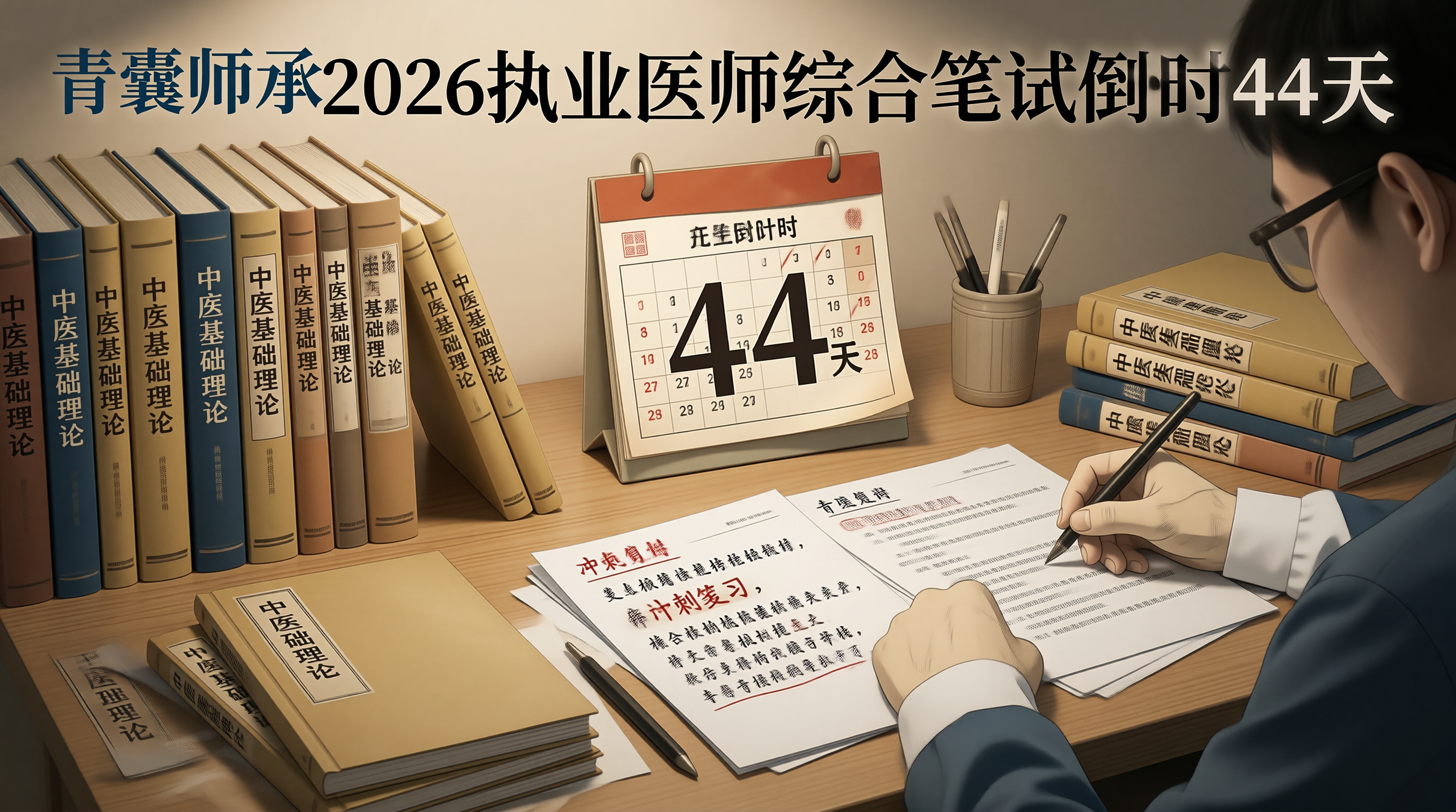 2026年执业医师综合笔试倒计时44天——师承学员冲刺复习全攻略