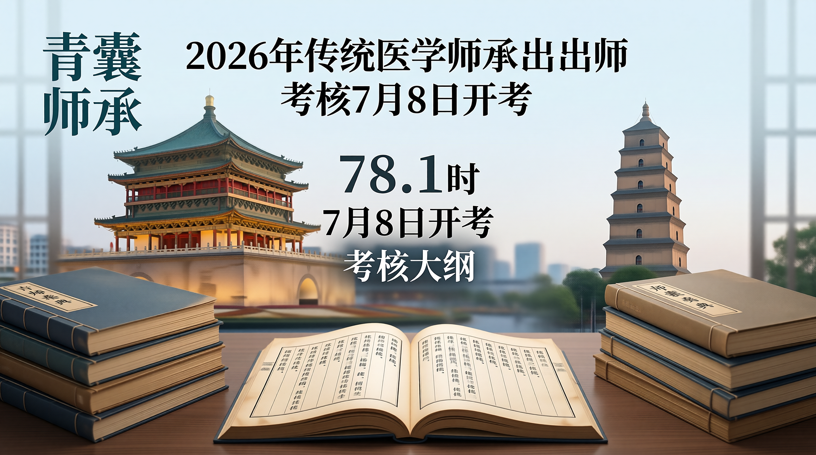 陕西2026年传统医学师承出师考核7月8日开考——考核内容与形式详解