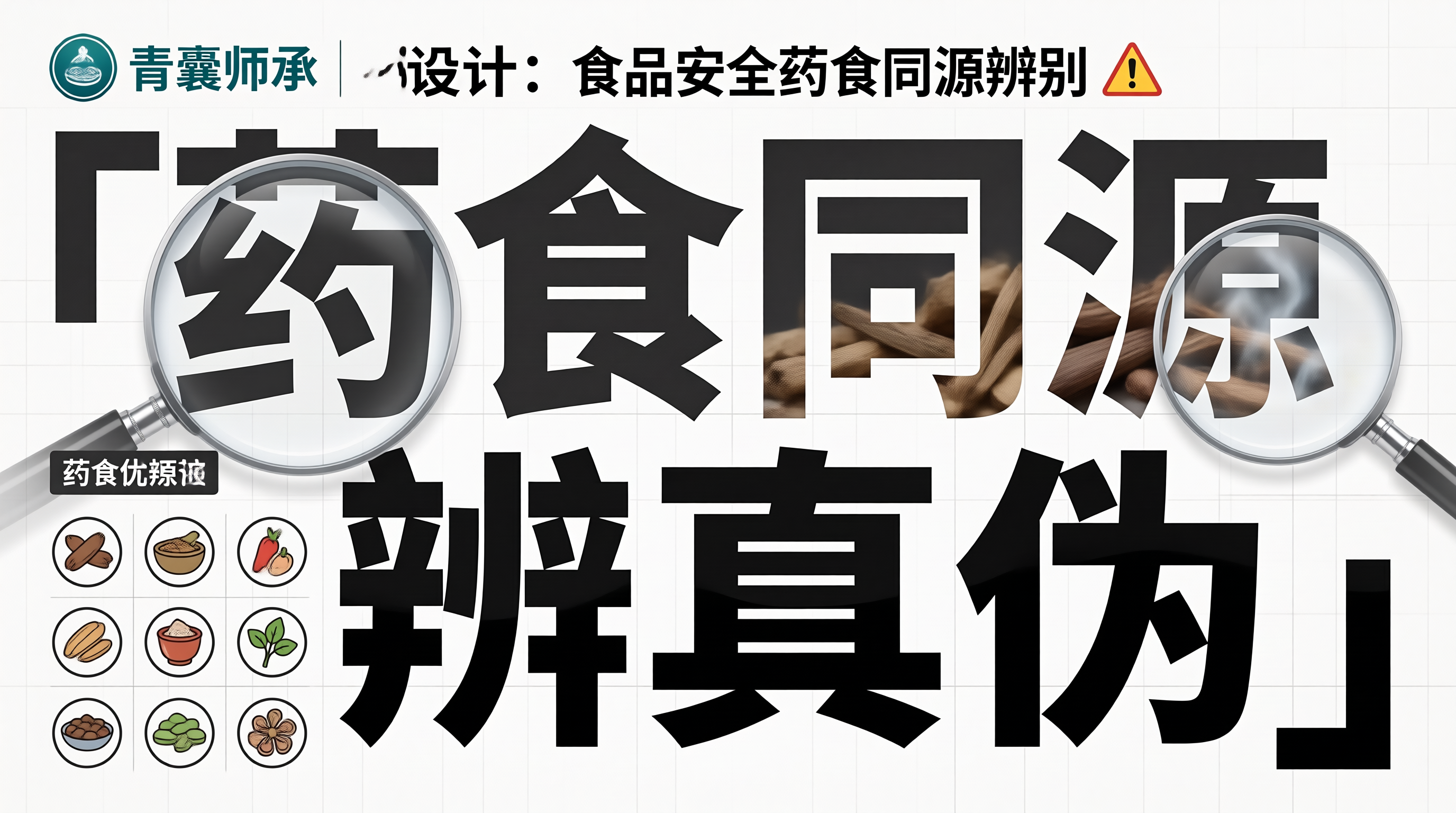 药食同源食材辨别真假