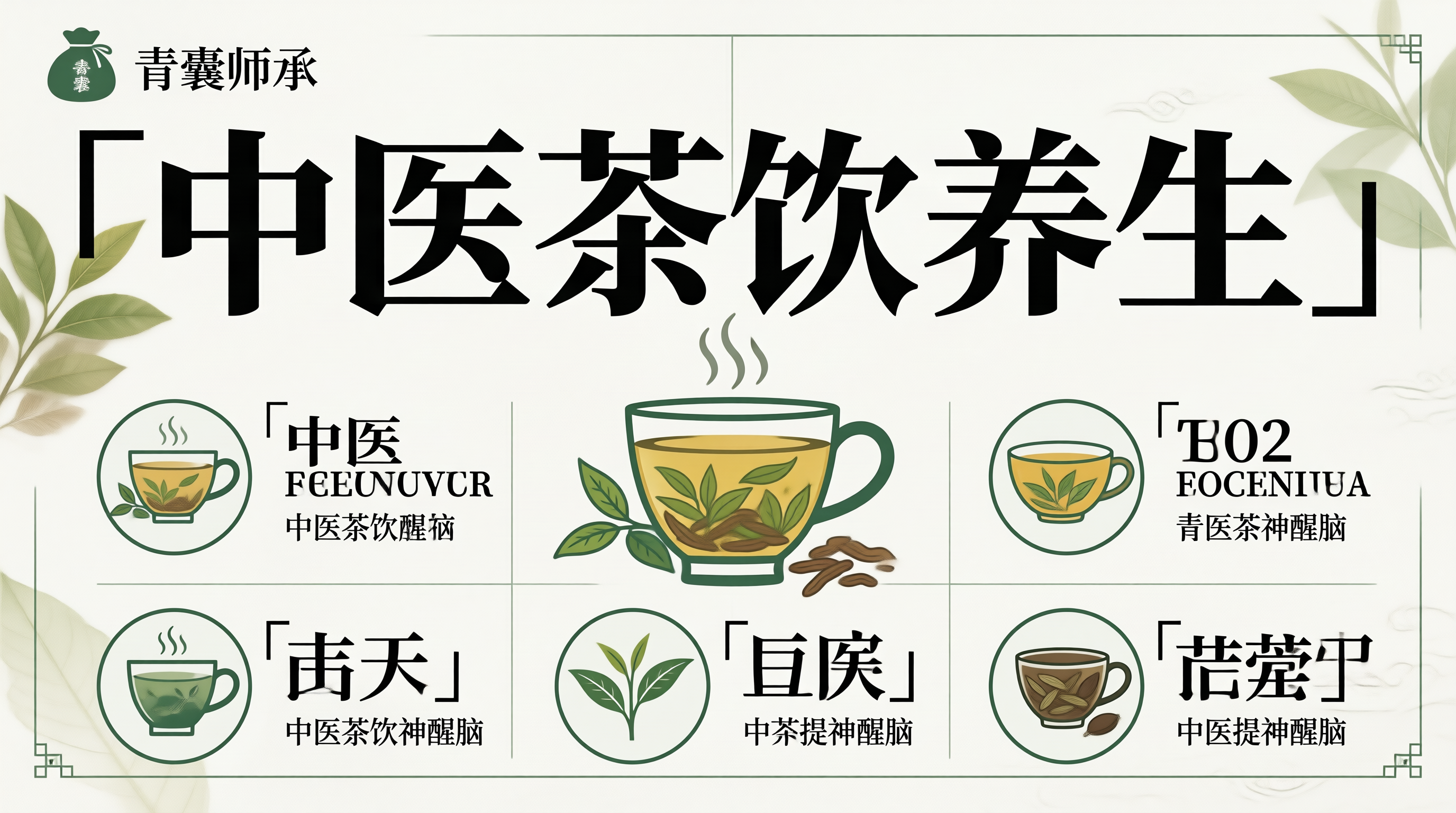中医茶饮提神醒脑