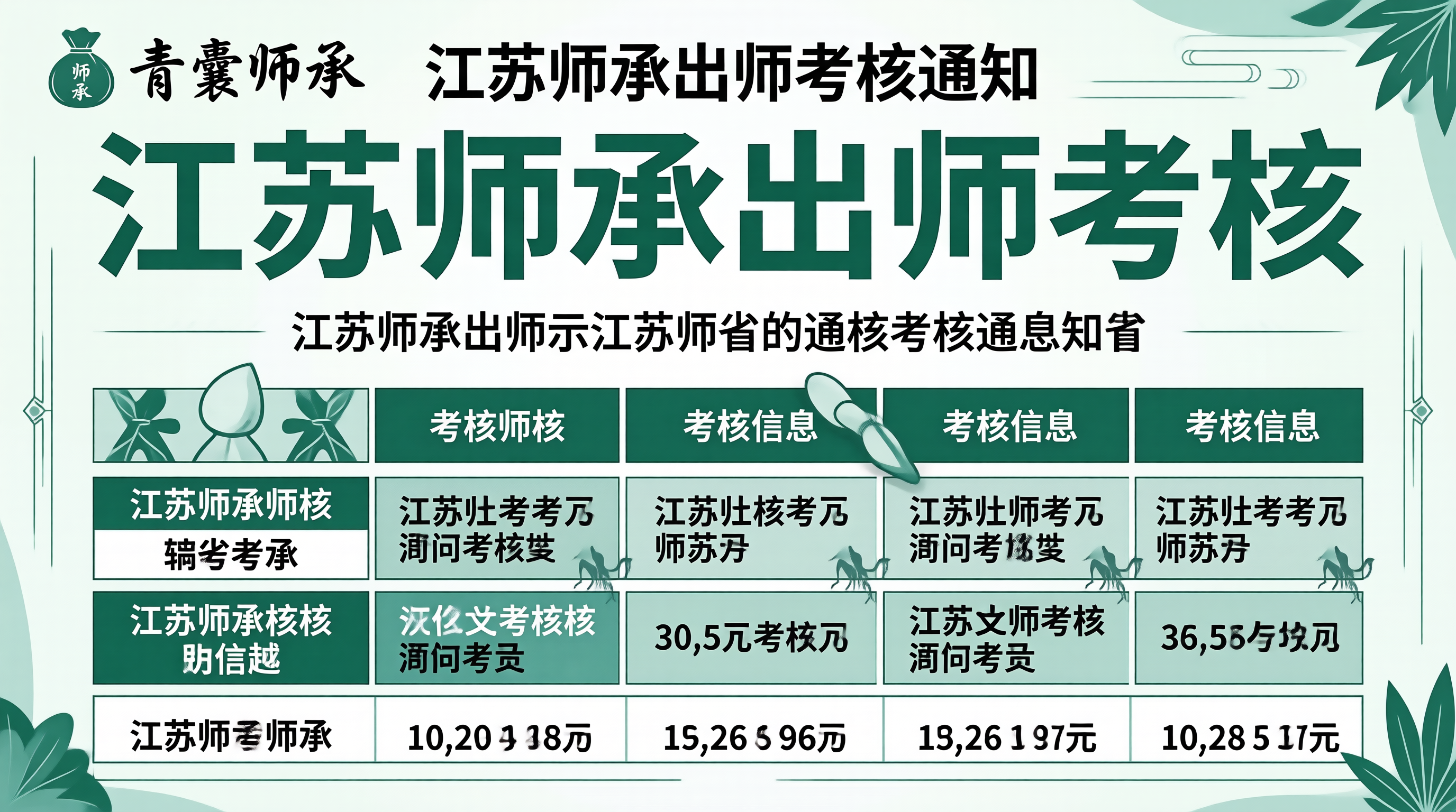 江苏师承出师考核