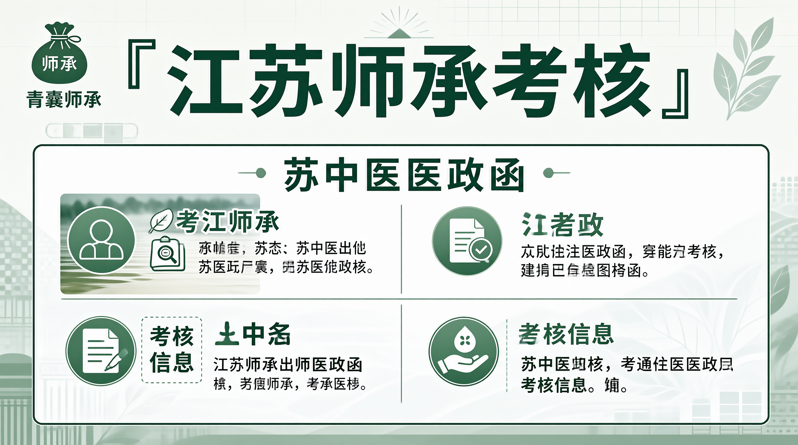 江苏师承考核通知