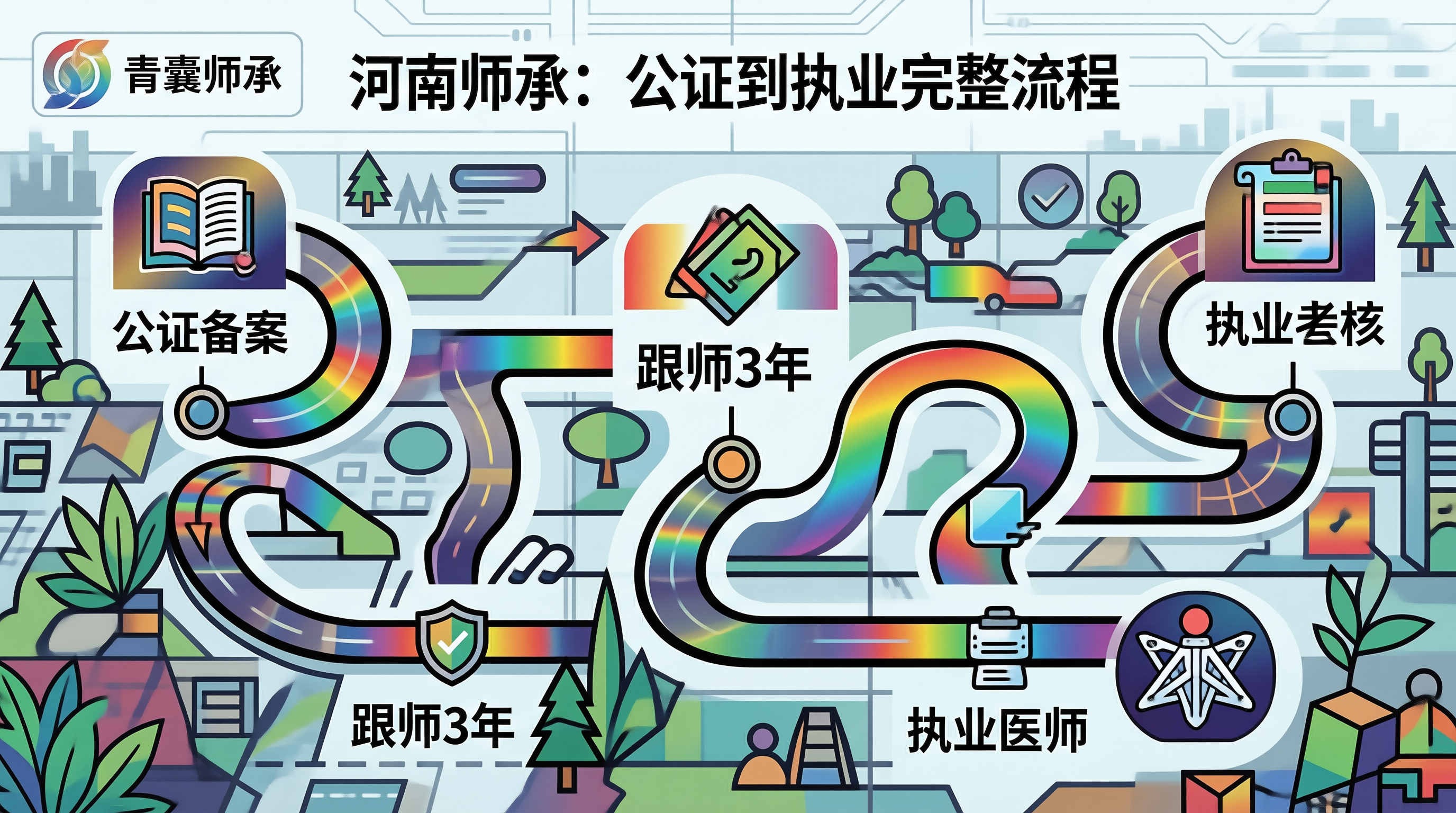 河南师承学员从公证到执业完整流程