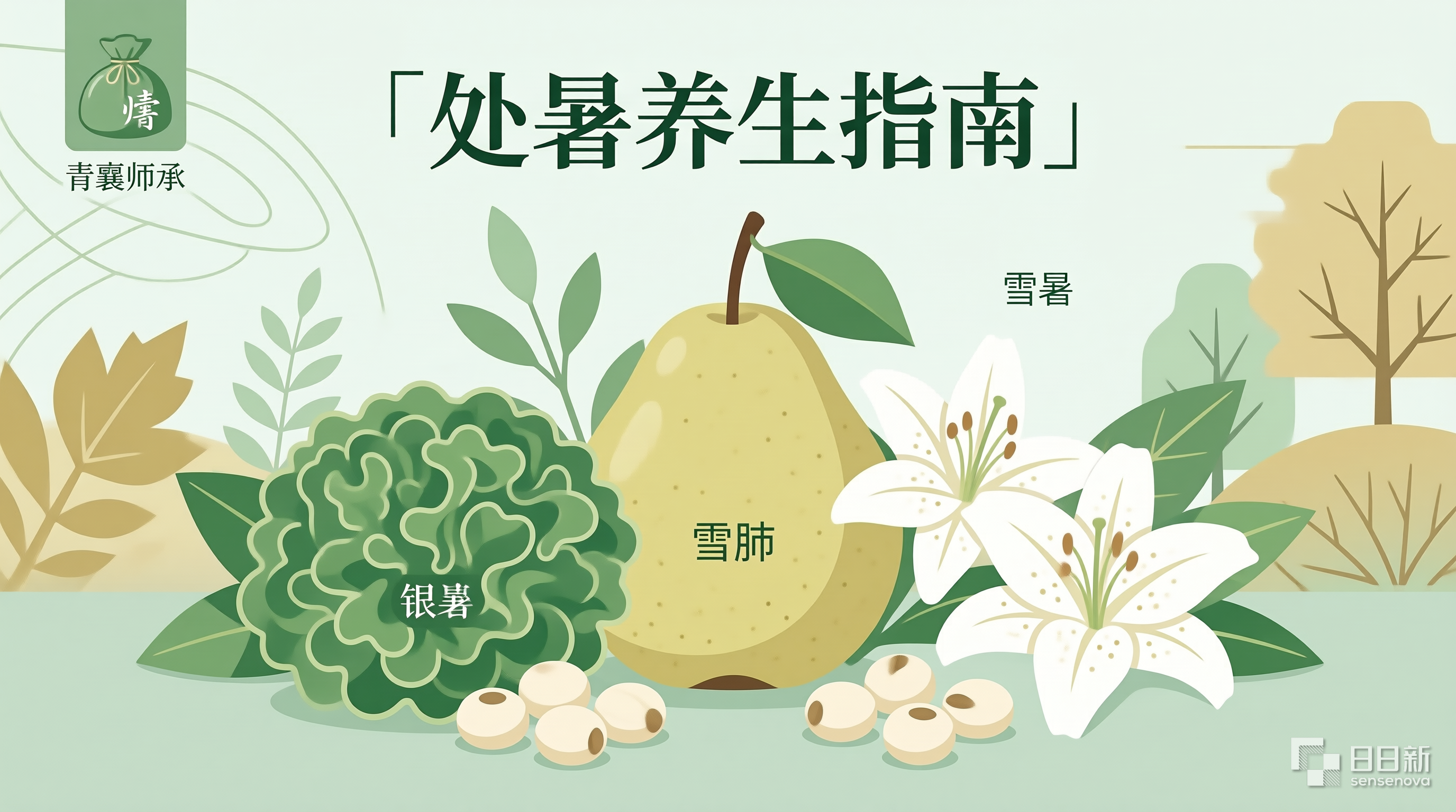 处暑节气中医养生饮食调理原则秋燥润肺食谱和体质调理方法