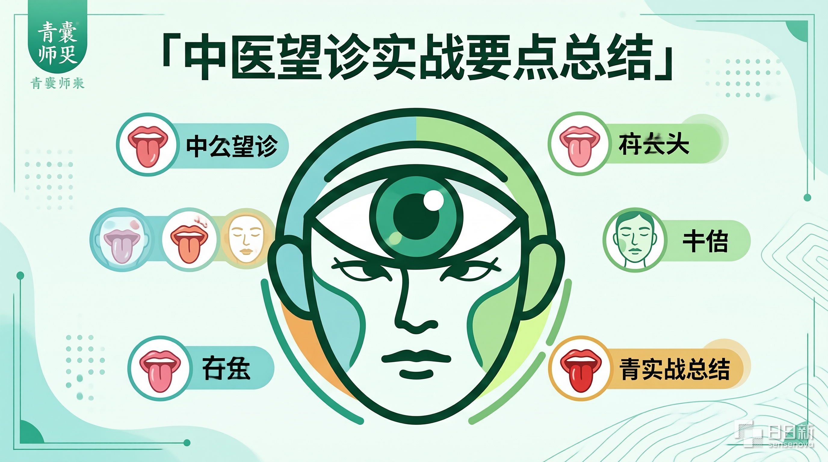 师承学员跟诊中医诊断学望诊面诊舌诊目诊实战要点总结