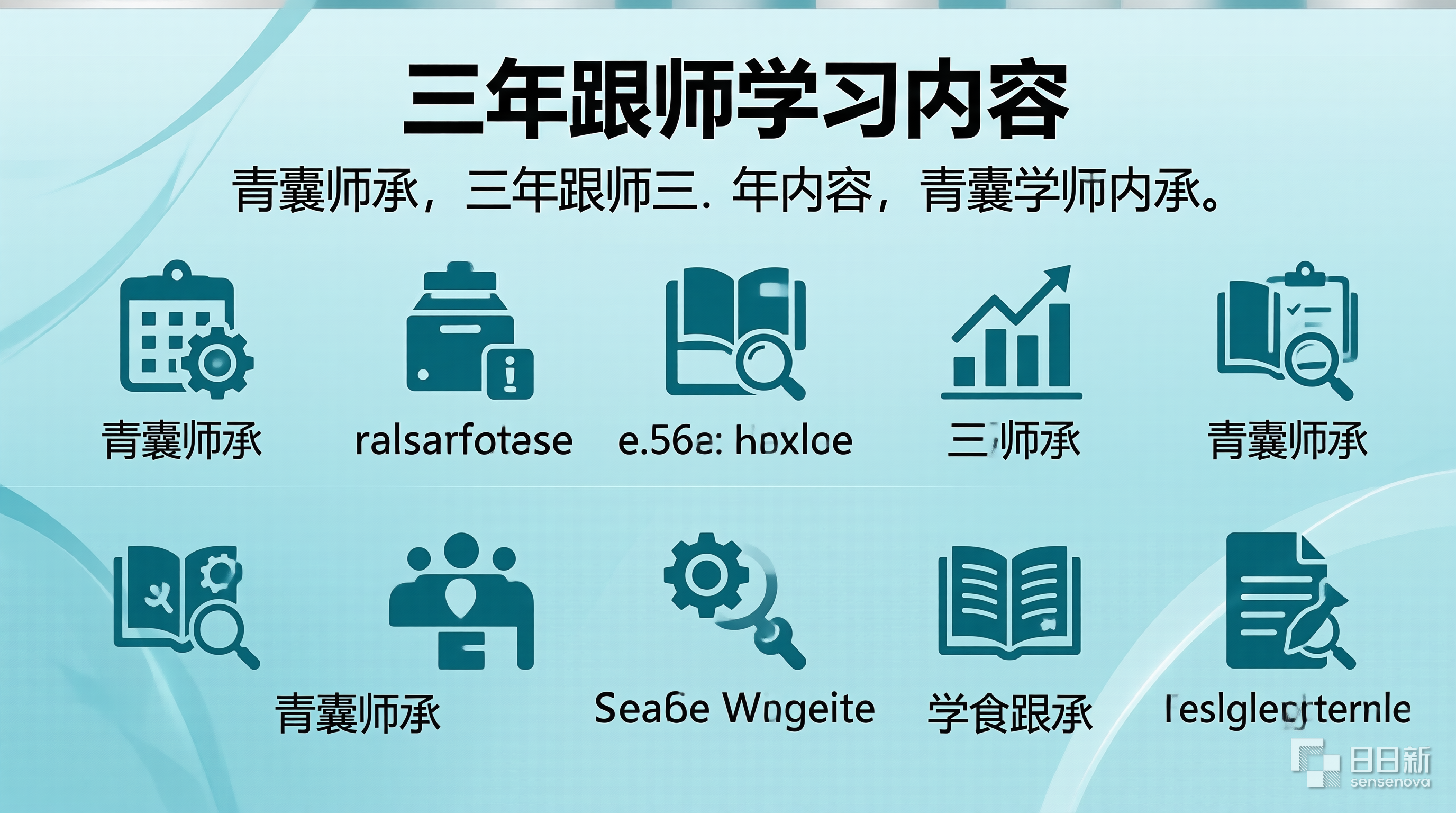 三年跟师学习内容