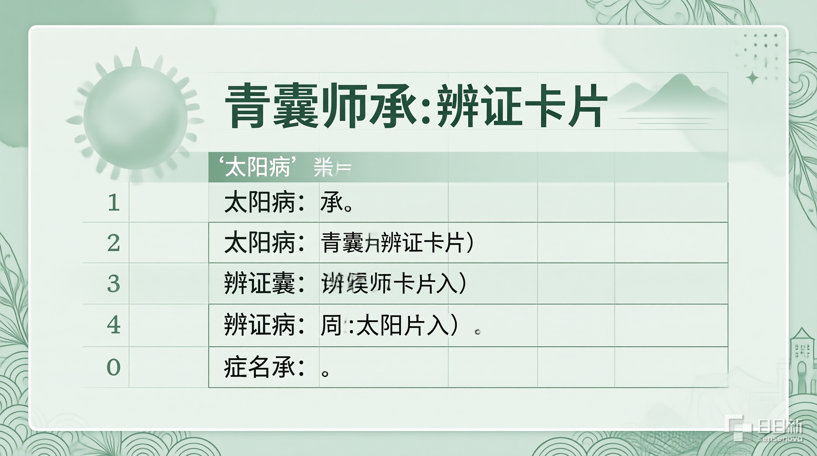 太阳病辨证