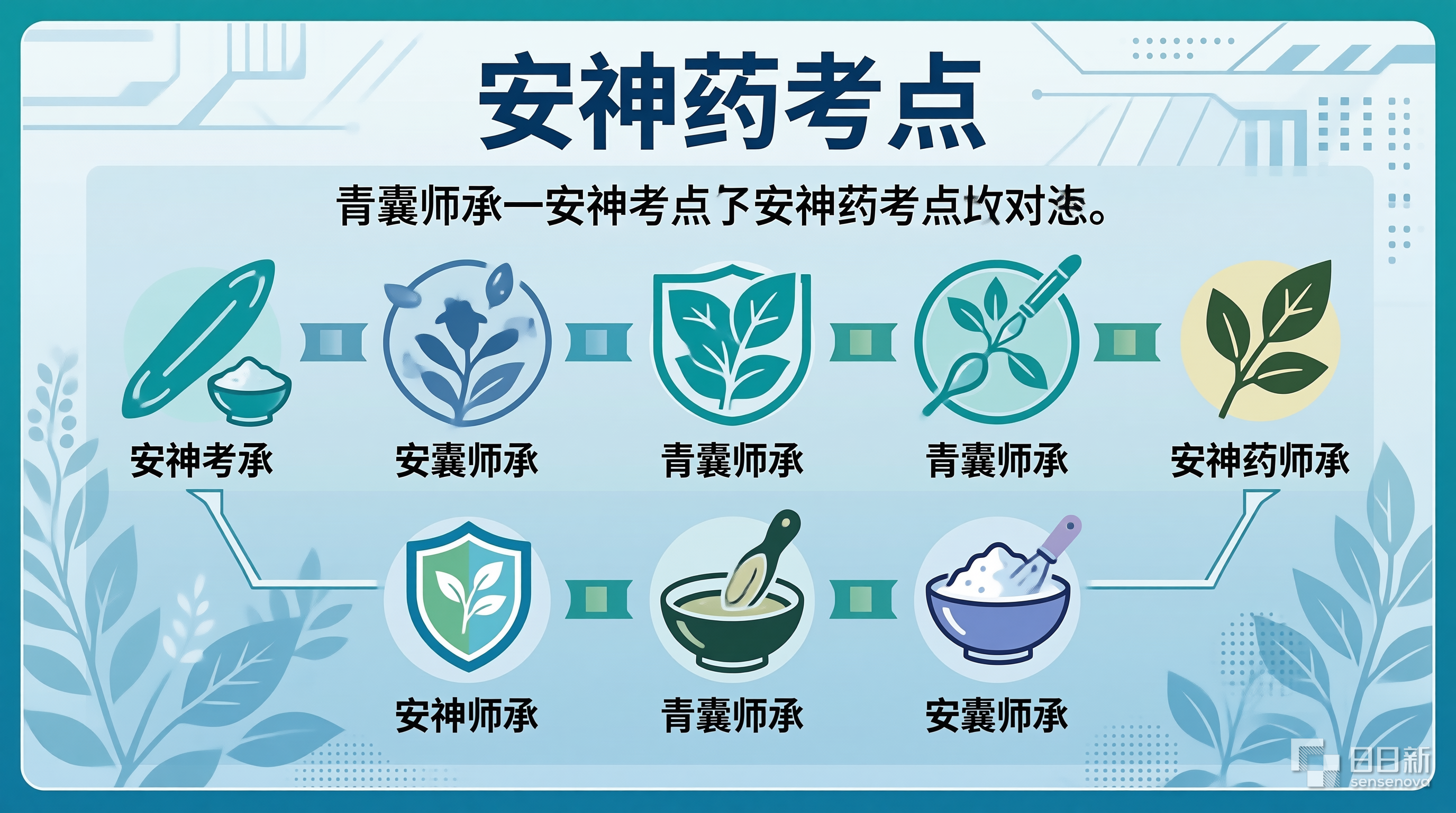 安神药考点