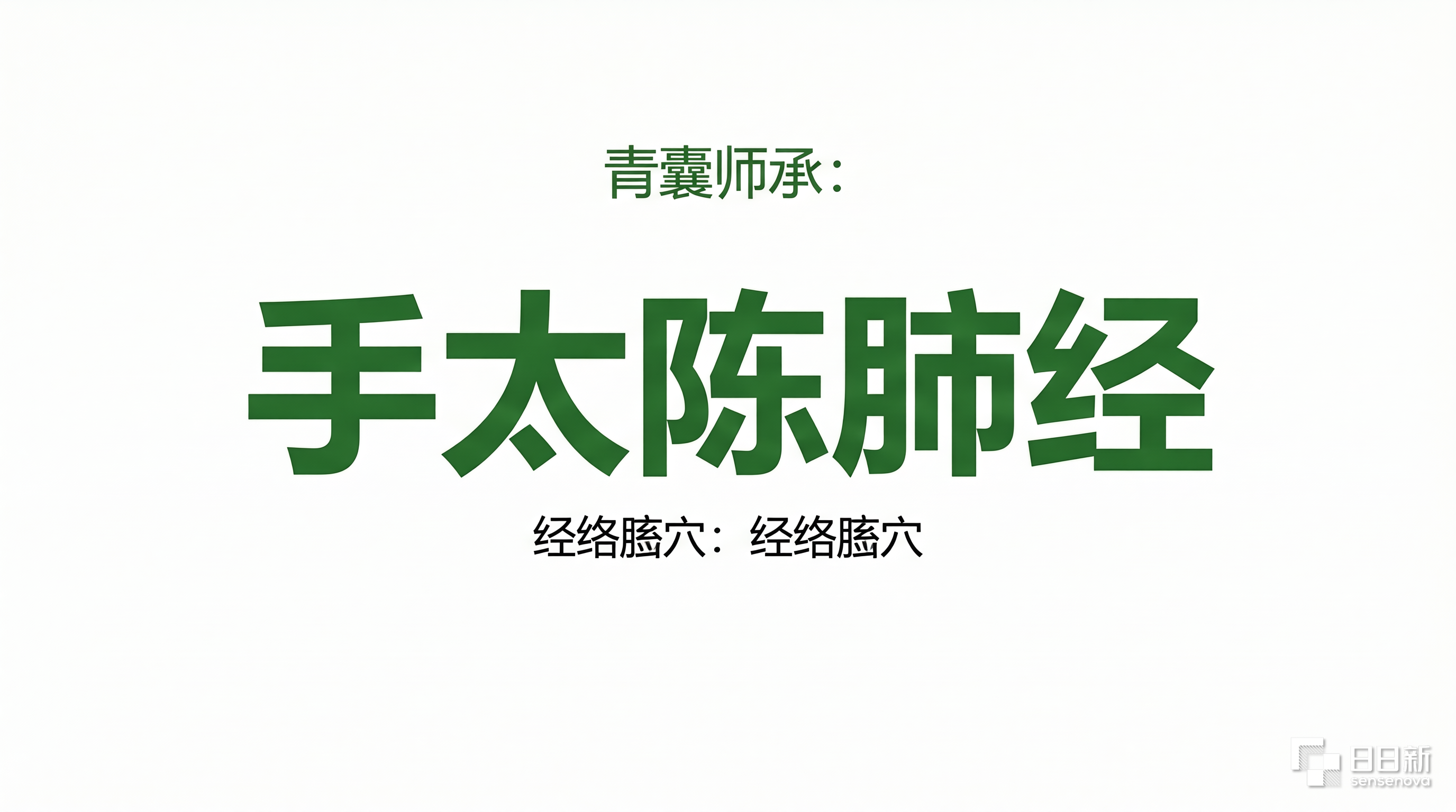 肺经大肠经腧穴