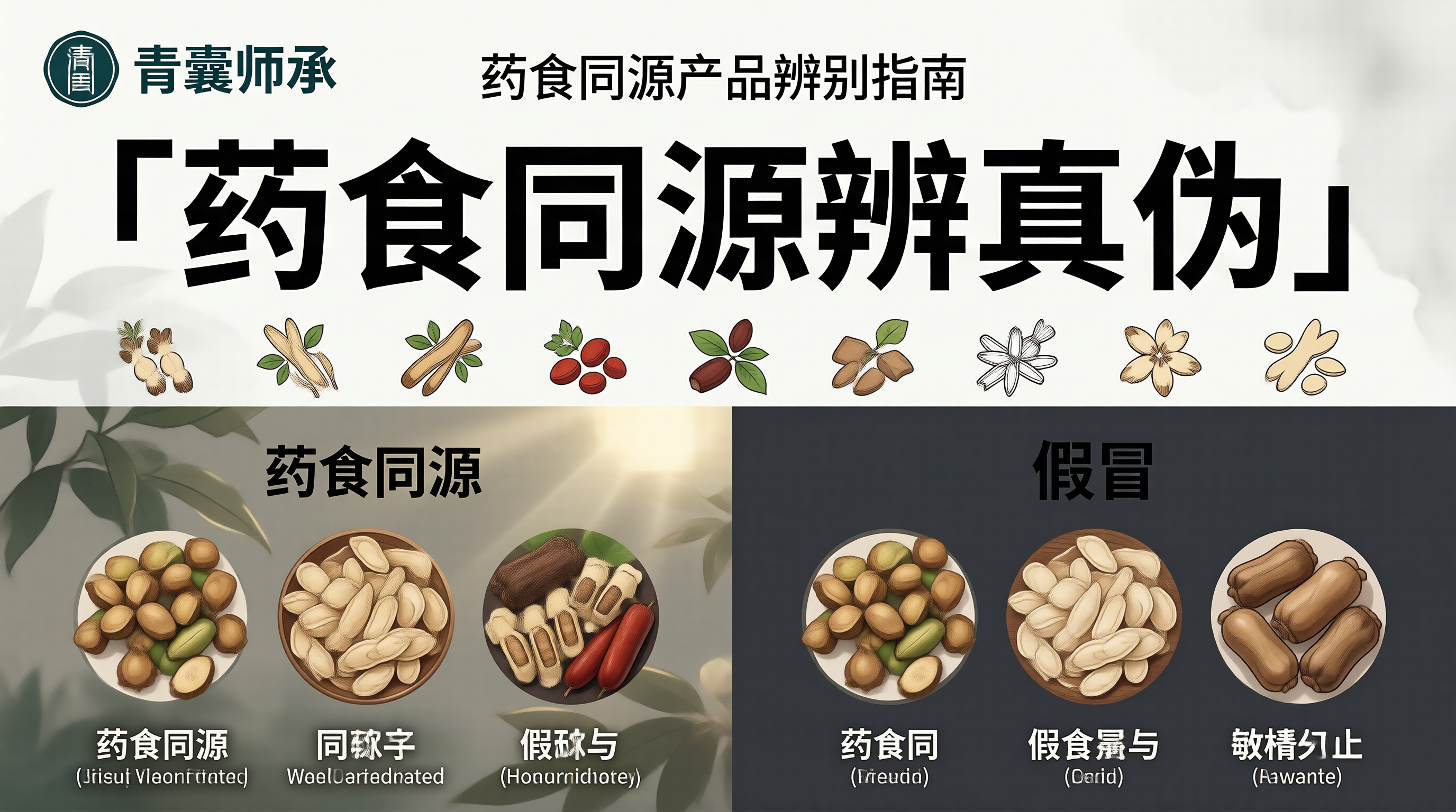 药食同源产品辨别